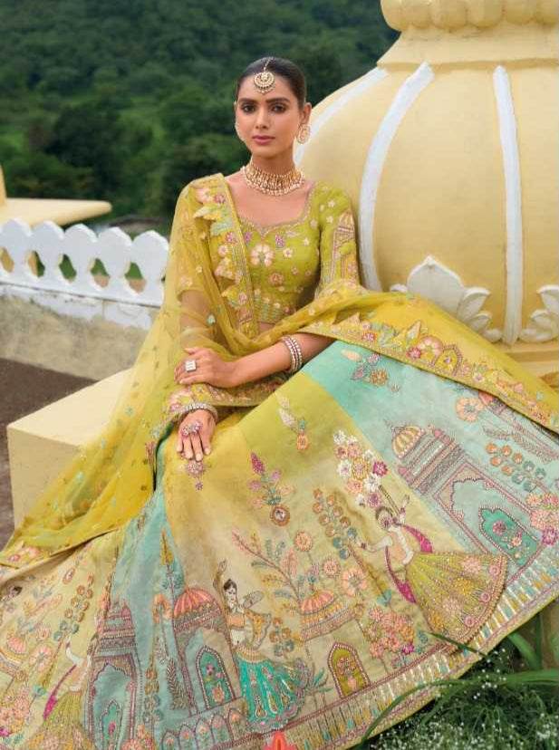 Silk Embroidered Lehenga for Elegant Traditional Wear - MYLUXURY LANE ENTERPRISE